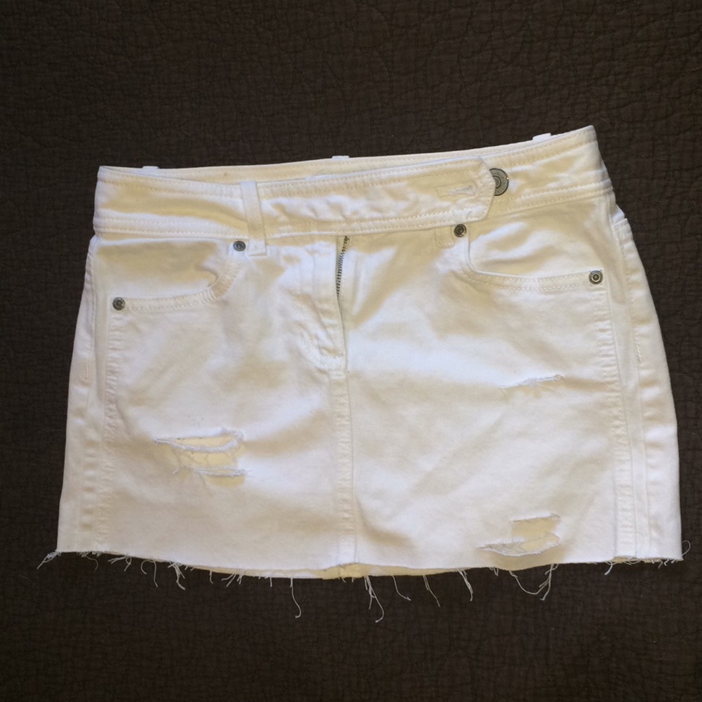 White skirt